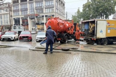 Росводоканал устранил засор на улице Красных Партизан в Краснодаре Пресс-служба Росводоканал Краснодар