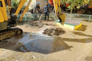В Западном округе Краснодара устраняют порыв на Рылеева Пресс-служба Росводоканал Краснодар