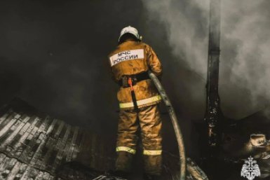 В станице Динской на пожаре в частном доме погиб человек vk.ru/mchs23
