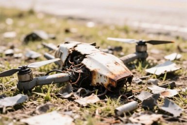 В Туапсе при падении обломков беспилотника пострадал один человек Создано с помощью ИИ