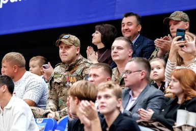 На матчах &quotЛокомотива-Кубани&quot открыли трибуну &quotЗащитников России&quot Анастасия Захарова