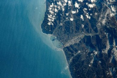Космонавт Антон Шкаплеров показал вид на Туапсе из космоса t.me/anton_astrey