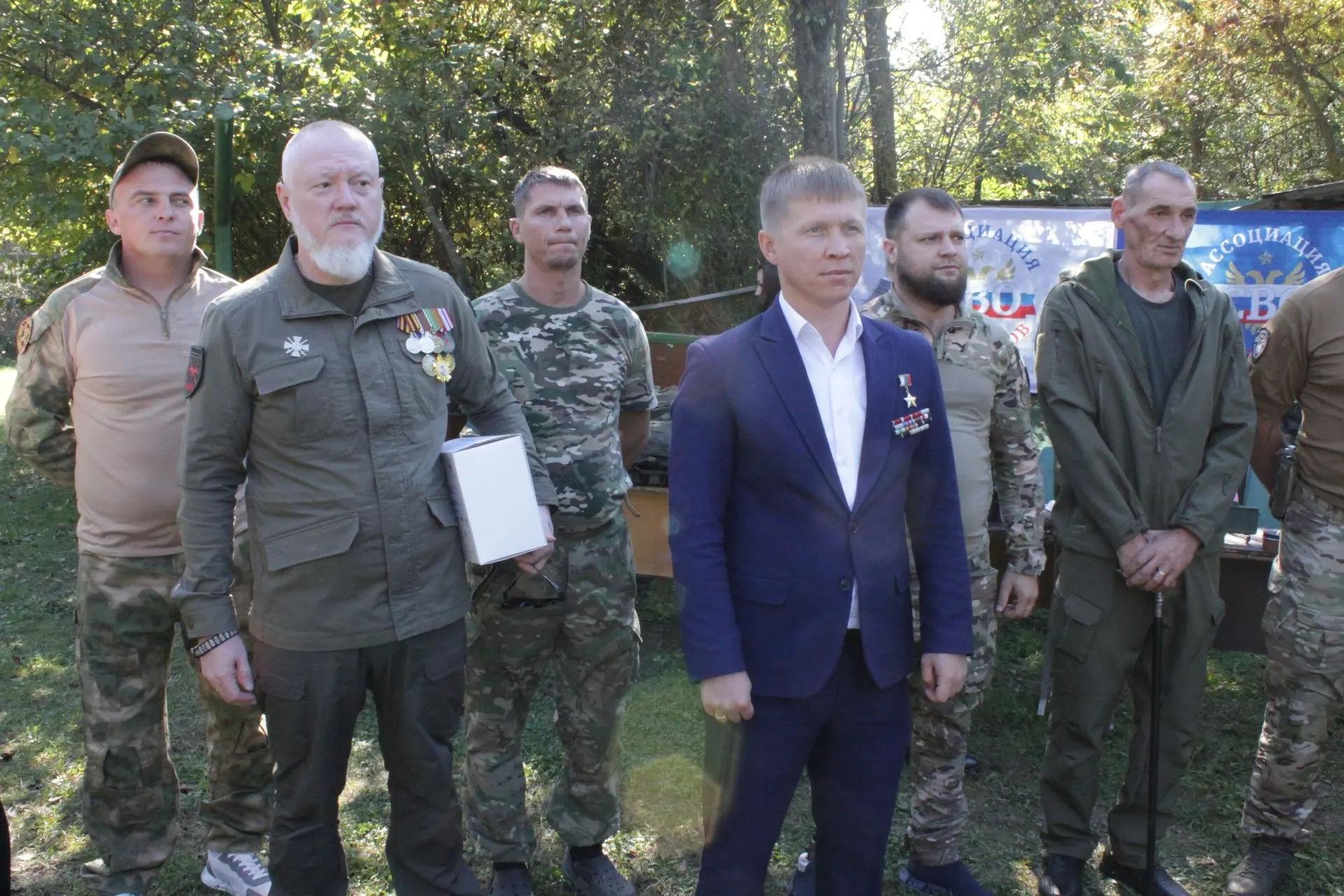 Евгений Мосейко закрыл смену военно-палаточного лагеря в Славянском районе Андрей Веригин